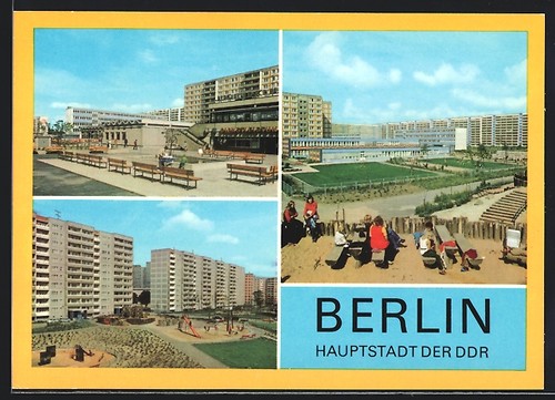 Berlin hochhäuser und schule - und,