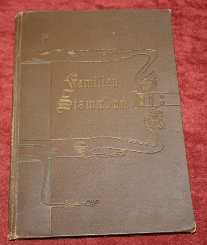 Deutsches familien stammbuch - deutsches, familien-stammbuch