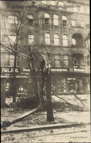Berlin generalstreik 1919 - berlin,,