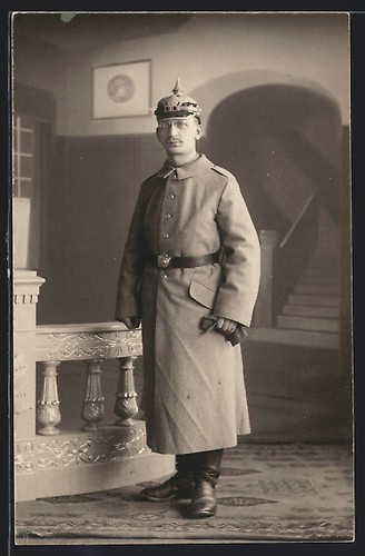 Foto soldat karl adler mit - foto-ak,