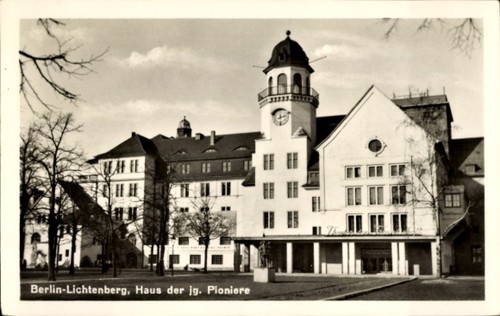 Berlin lichtenberg haus - ak, lichtenberg,